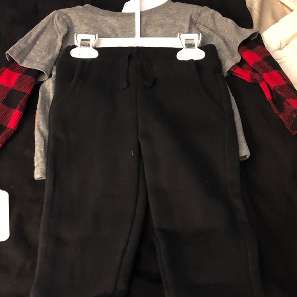 Lullaby lane 2 pc deer with buffalo plaid - Picture 3 of 6